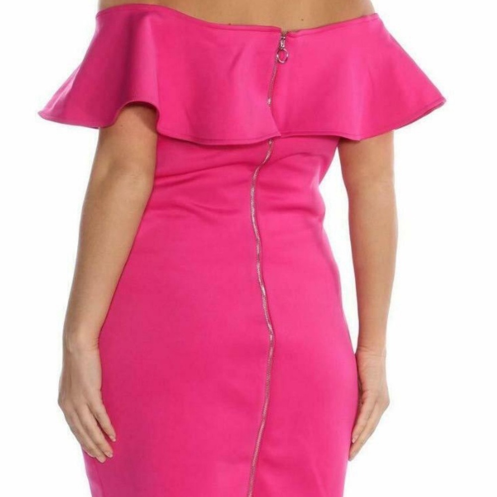 Guess Strapless Fuchsia Dress - Picture 5 of 10